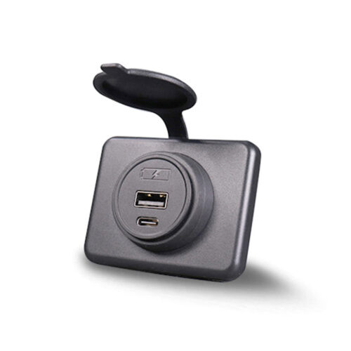 Зарядно за кола с USB A и USB C 5V 4.2A