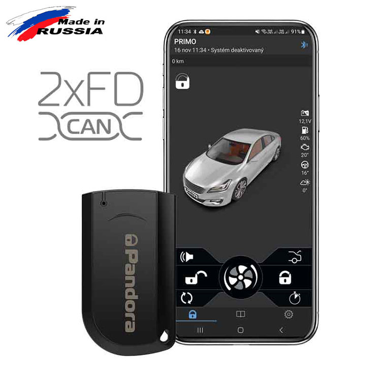 Pandora PRIMO FD CAN алармa имобилайзер APP