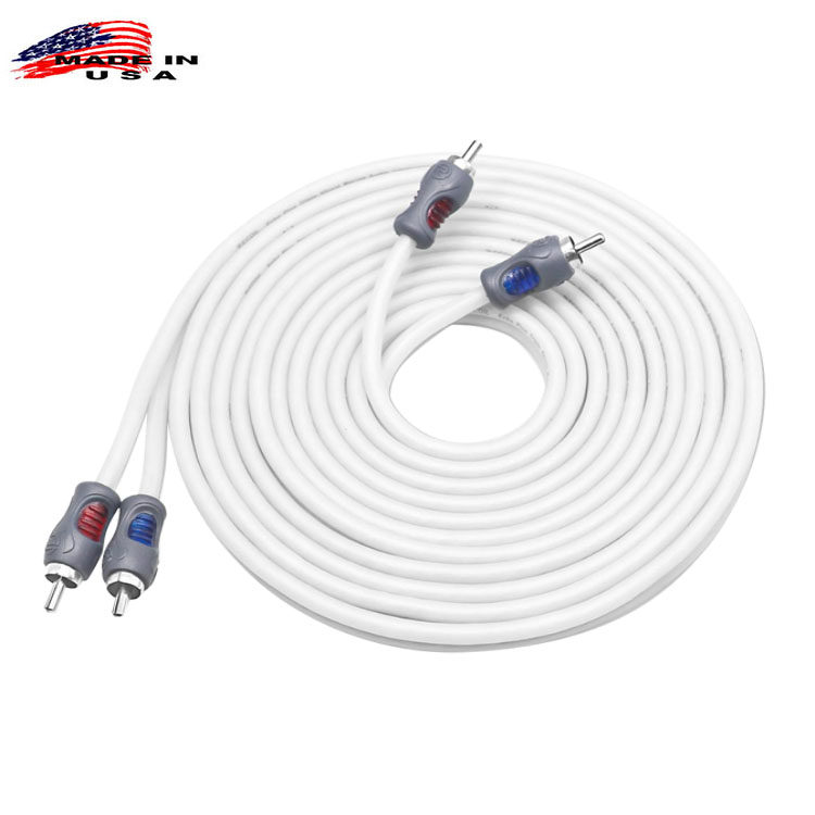 Морски чинч кабел Recoil Marine RMI212 OFC 2RCA 2-канален 350cm